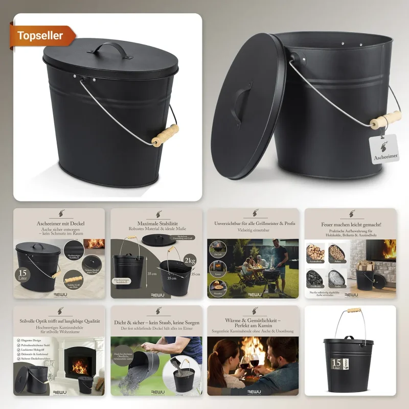 Ascheneimer – Produktfoto und Onlineshop Produktbilder