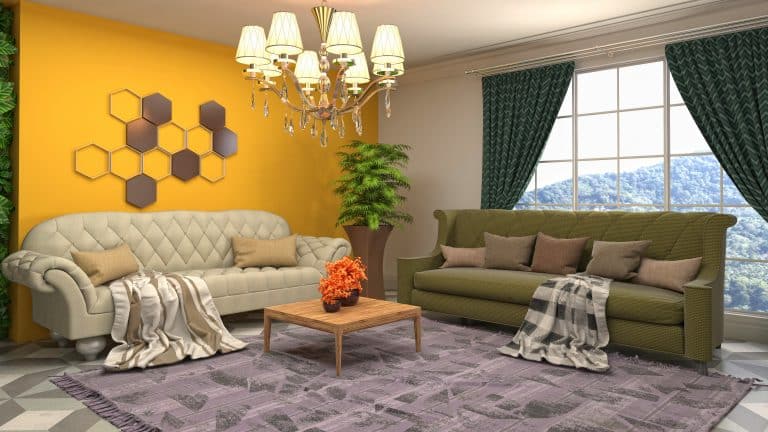 Illustration of the living room interior – Produktfoto und Onlineshop Produktbilder