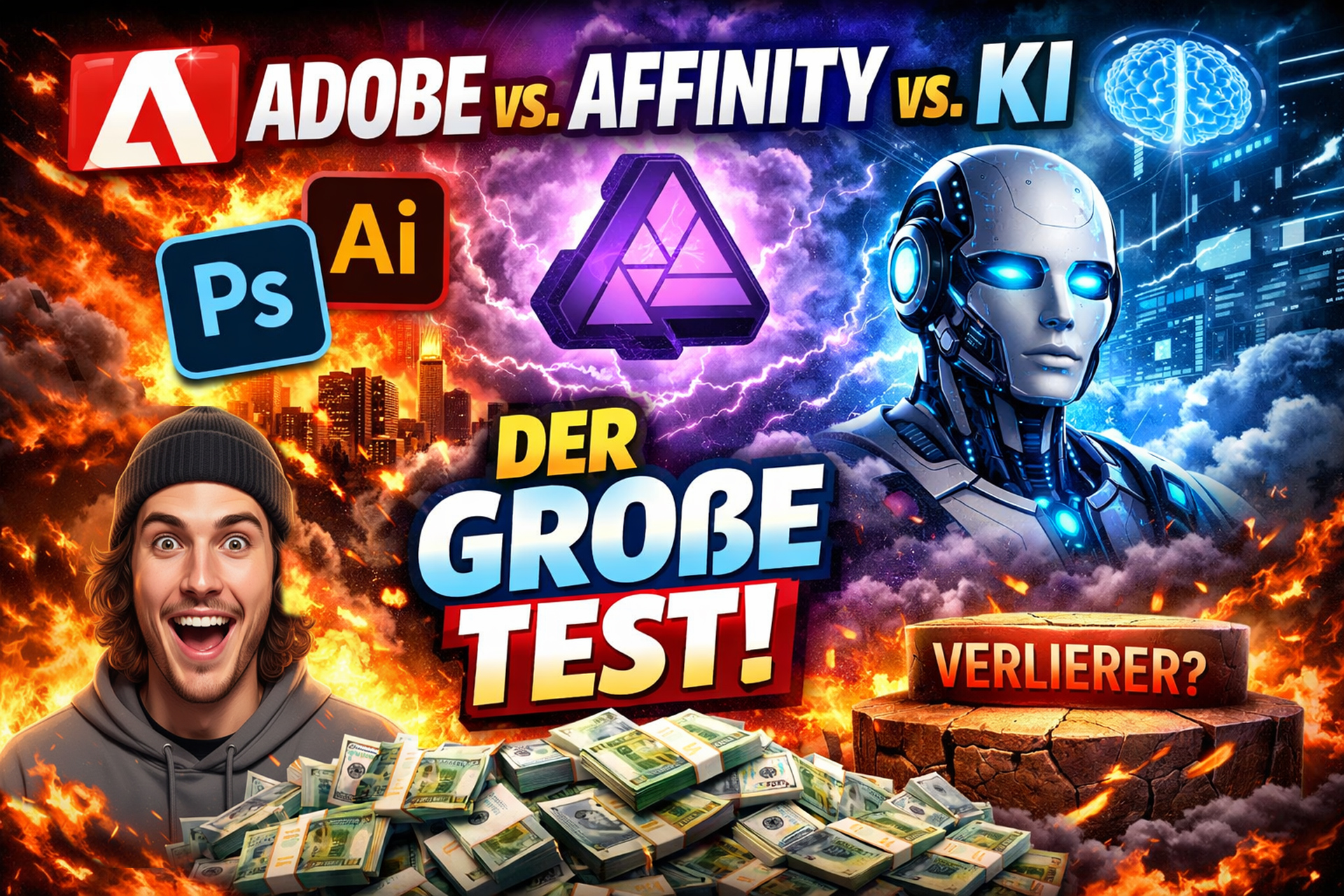 Vergleich: Photoshop vs. GIMP vs. Affinity – Die beste Bildbearbeitungs-Software für Agenturen 2024-2025