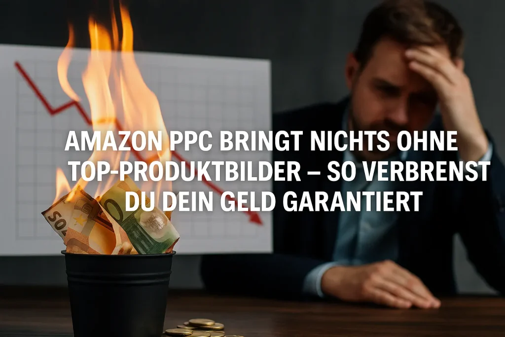 Schaltest du Amazon PPC ohne konvertierende Produktbilder? Lies hier, warum du damit nur Geld verbrennst – und wie du es besser machst