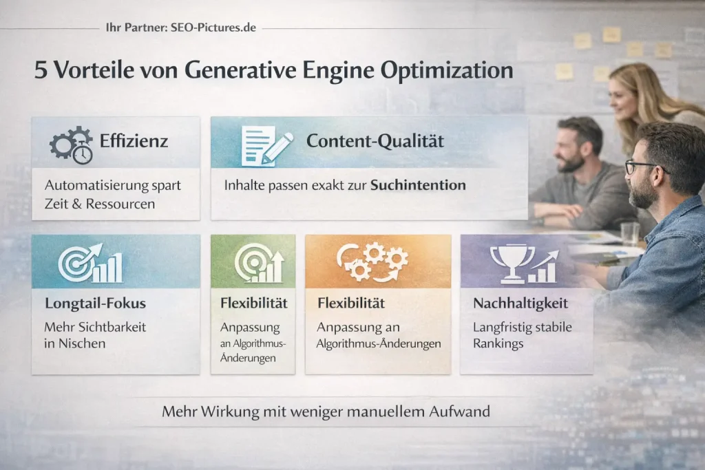 Generative Engine Optimization bringt eine neue Perspektive in die digitale Optimierung: So integrierst Du generative SEO Tools in Deine bestehende Strategie
