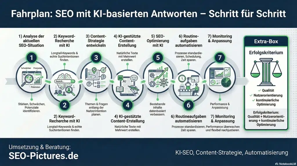 SEO mit KI-basierten Antworten: Generative Engine Optimization: Dein Fahrplan für den Einstieg