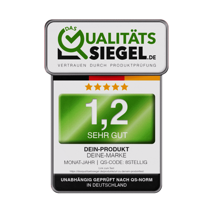 Das Qualitätssiegel