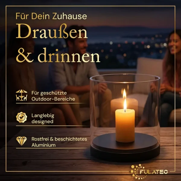 Fulatec - Windlichter - Professionelle Amazon 3D Produktfotografie - Produktfotos - Produktbilder