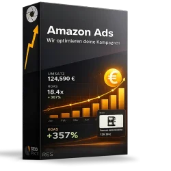 Amazon PPC Management Agentur für Seller, Marken und FBA-Produkte Optimierung von ACoS, ROAS, TACoS und Kampagnenstruktur