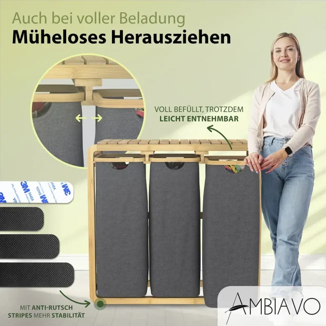 Amazon Produktbilder für Wäschekorb 3D Rendering